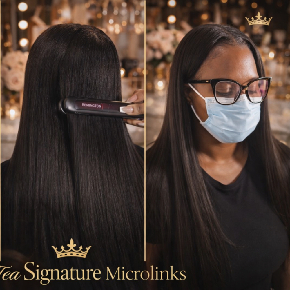 MicroLinks Full Head at RoyalTea Stylez in Houston, TX