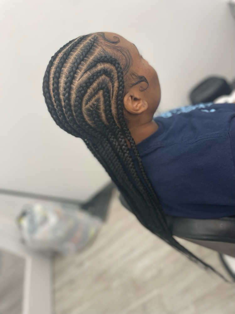 Feedin Cornrows 9 or More