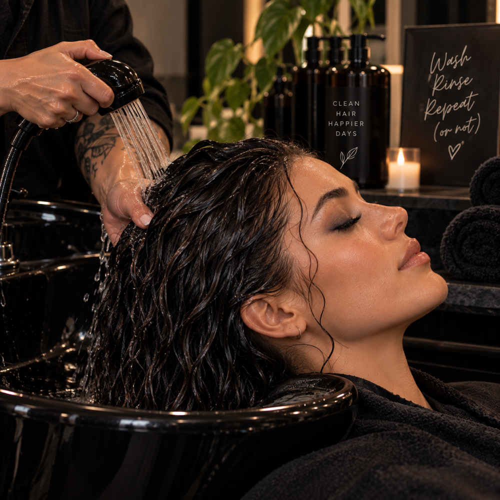 Wash & Go at Revolt Hair studio in Allentown, PA