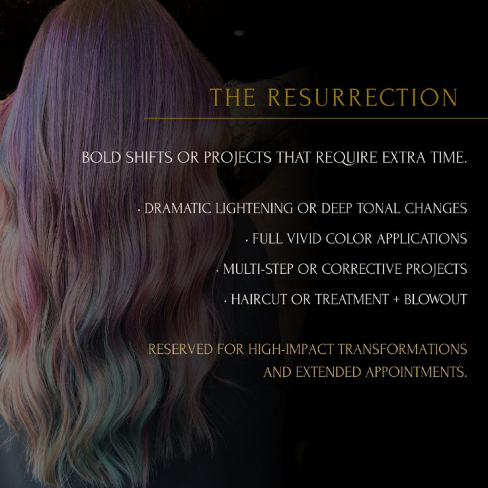 The Resurrection at The Mill Hair Studio in Huntington, NY