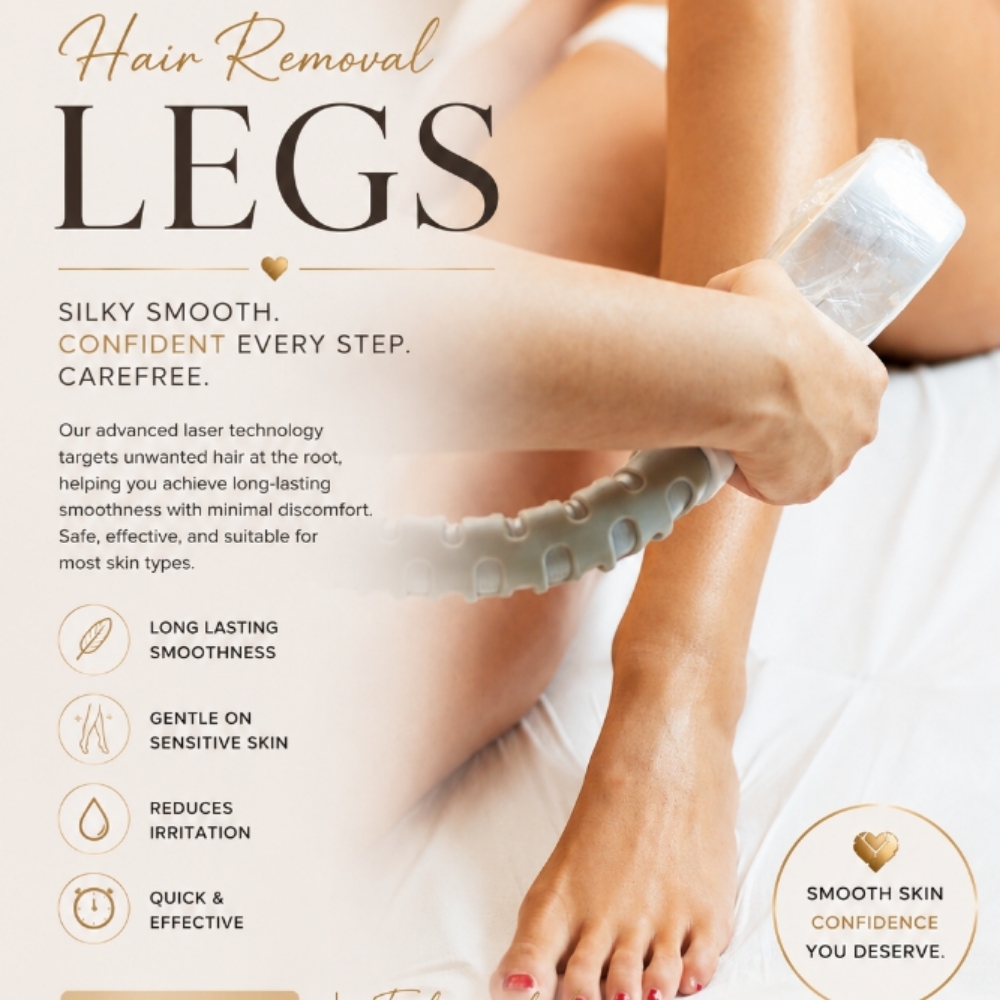 Laser Hair Removal  Legs ✨ at Beauty Refinery LLC in Friendswood, TX