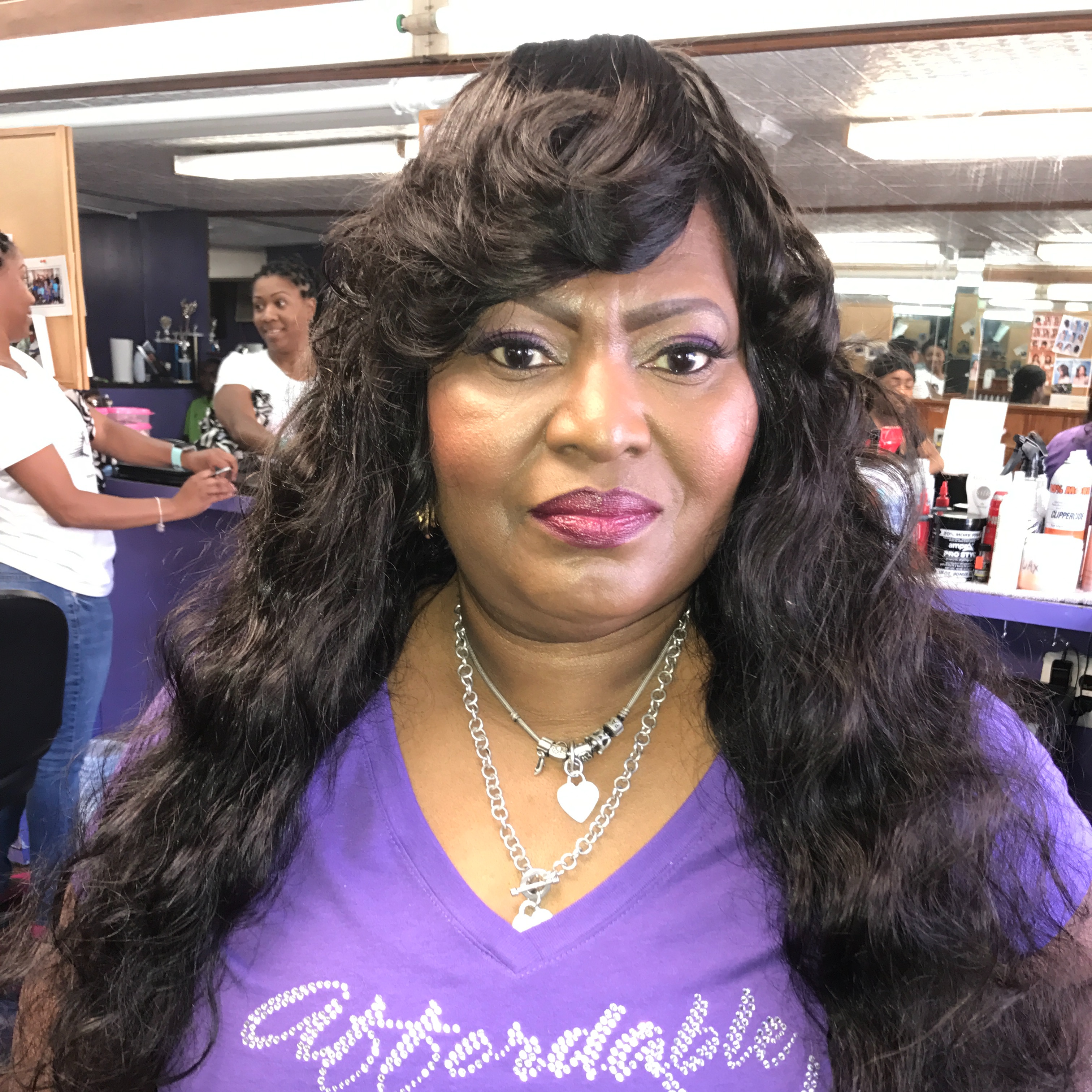Full Sew in weave circle closure at Consquilla  Carey in Richmond, VA