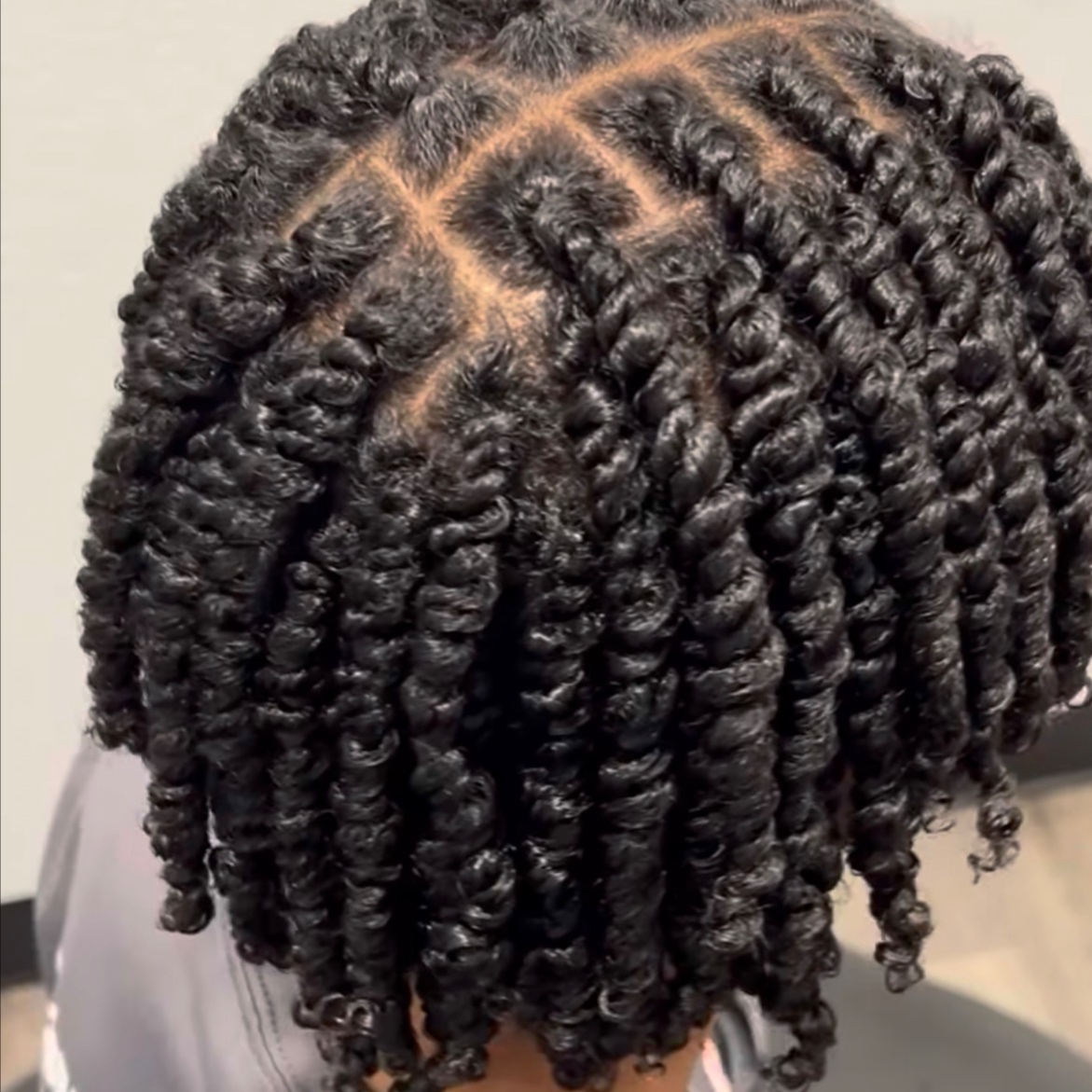Two strand twist at KAAATWALK Hair Studio in Virginia Beach, VA