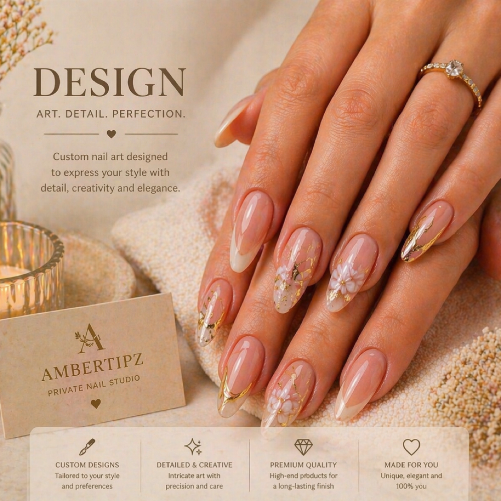 Nail Art Design (2-4 Fingers) at Ambertipz in Raleigh, NC