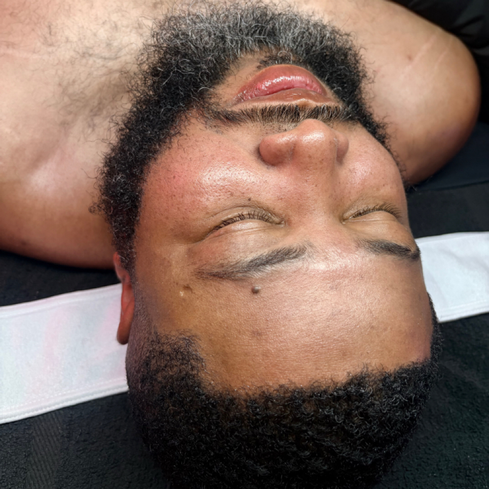 Gentleman’s Facial 🖤 at Glow with Rose Esthetics in Houston, TX