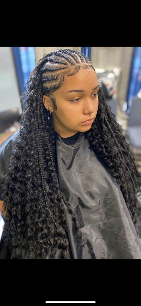 Tribal Braid W/ Individual Braids