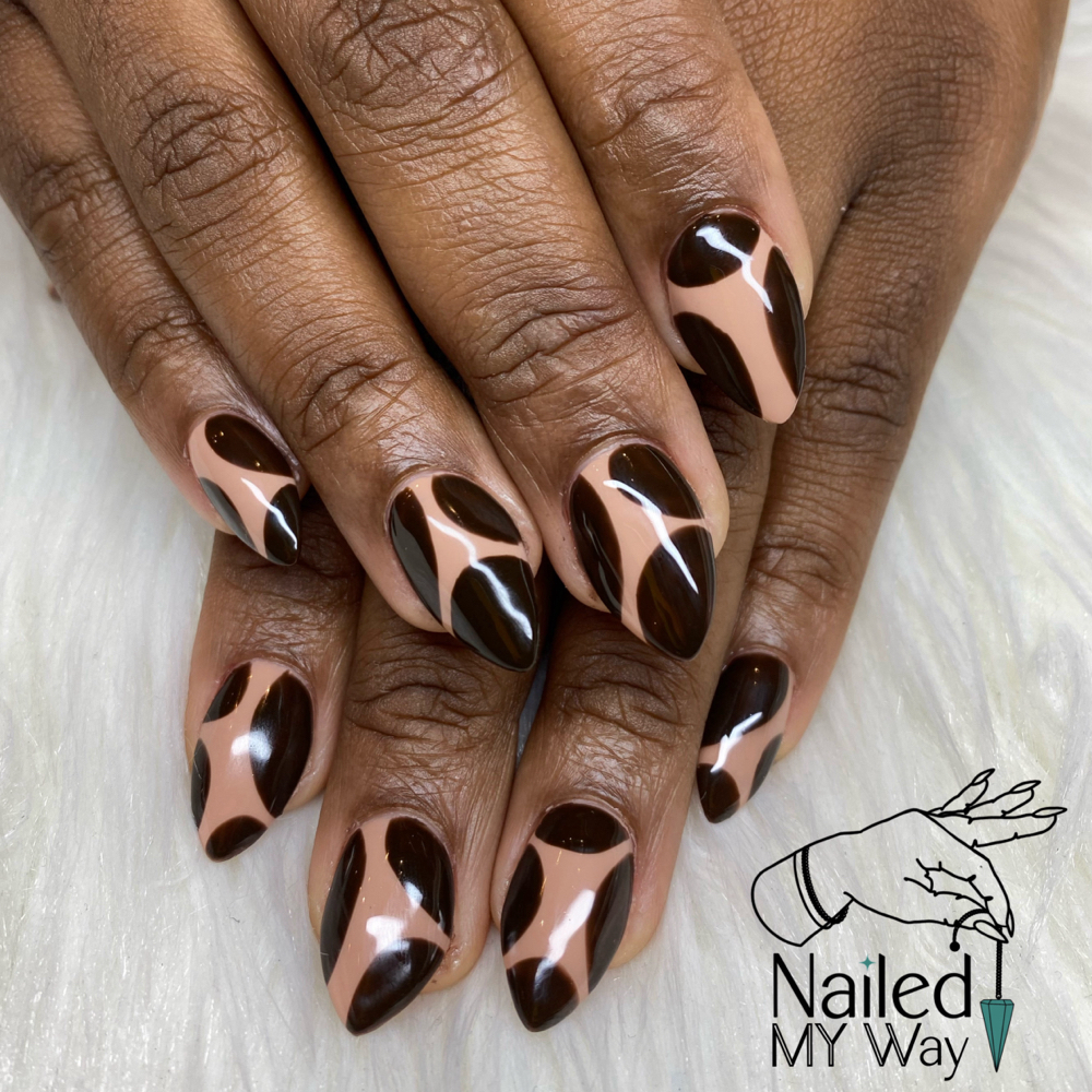 Hard Gel Sculpted Extentions at Nailed MY Way in Richmond, VA