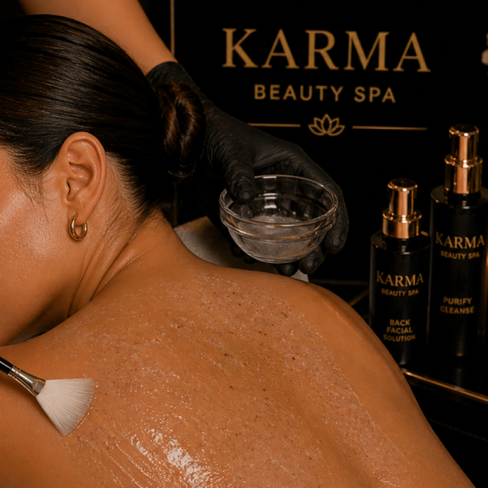 Back Facial at Karma Beauty Spa in Livonia, MI