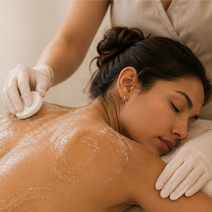back cleansing at Evokingbeauty in Columbia, MD