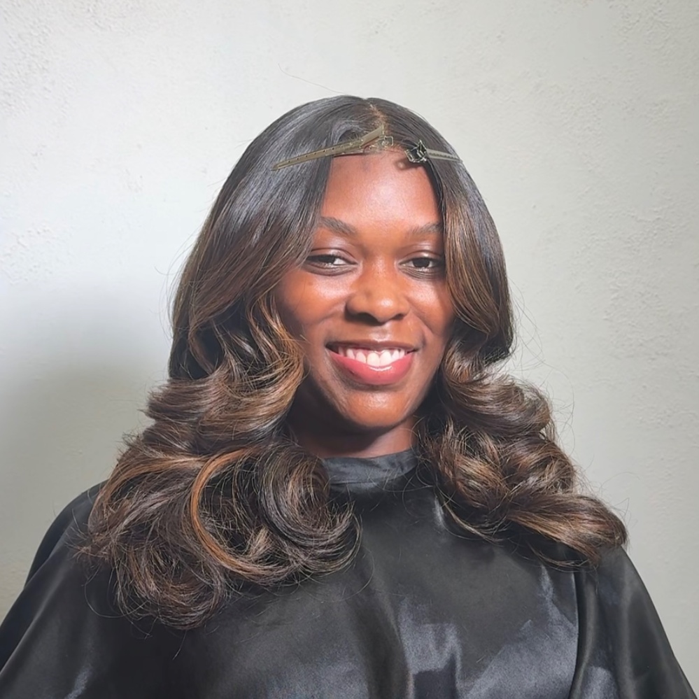 Glueless Lace Closure Sewin Install at Highclassflair in Pooler, GA