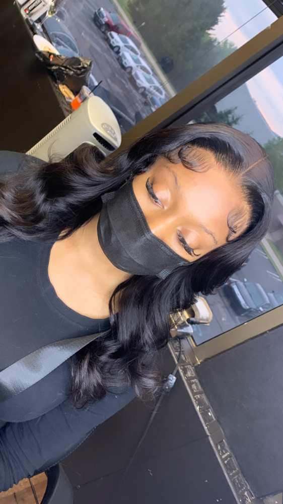 Frontal Quickweave at Hair Styles By Madi in Oakpark, MI