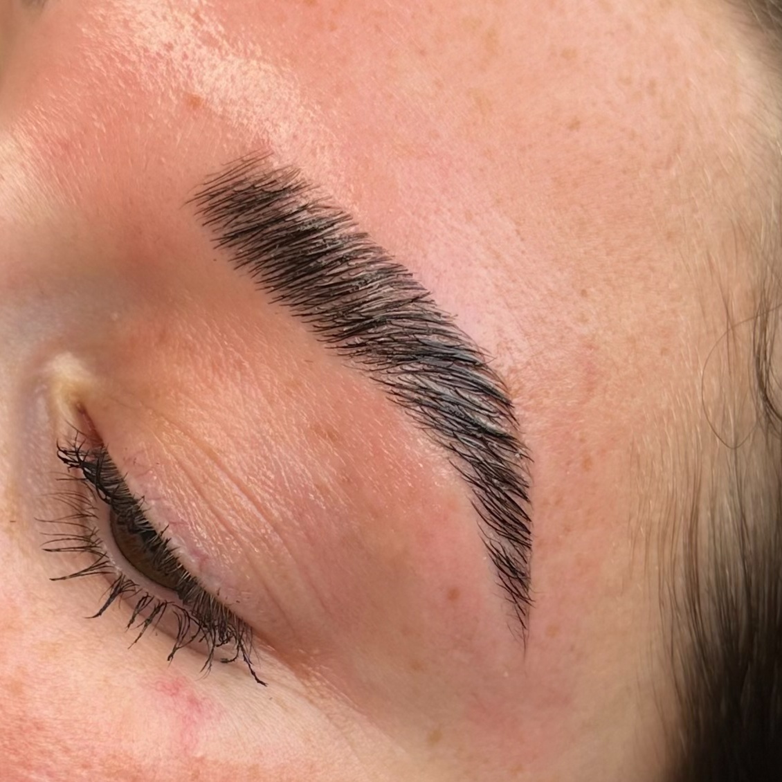 Brows at bARe skin bar in Williamsburg, IA