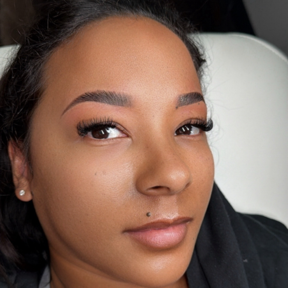 Powder Ombre Brows at American Lash Brand in Corona, CA