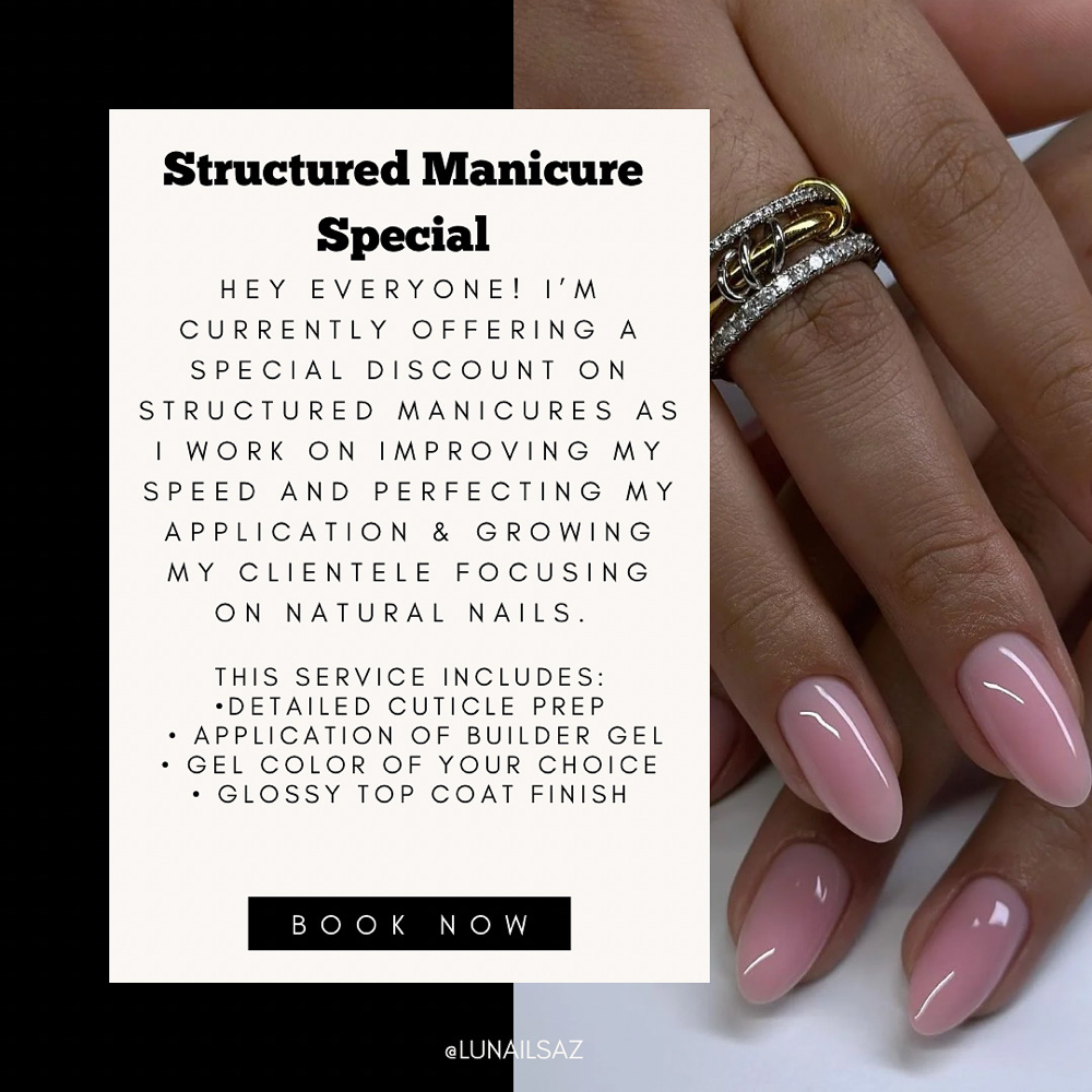 Structured Mani (ONE COLOR ONLY)