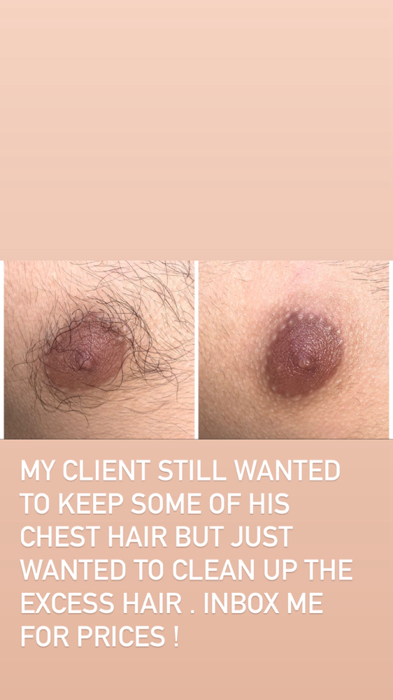 Nipple Area Wax For Men ($25)