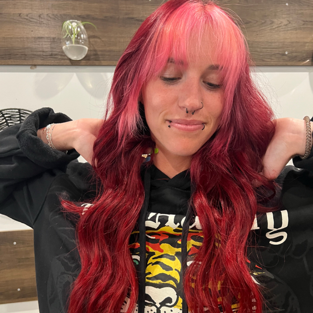 Full Vivid Transformation at Blackbird & Co. Hair Studio in Harrison, OH
