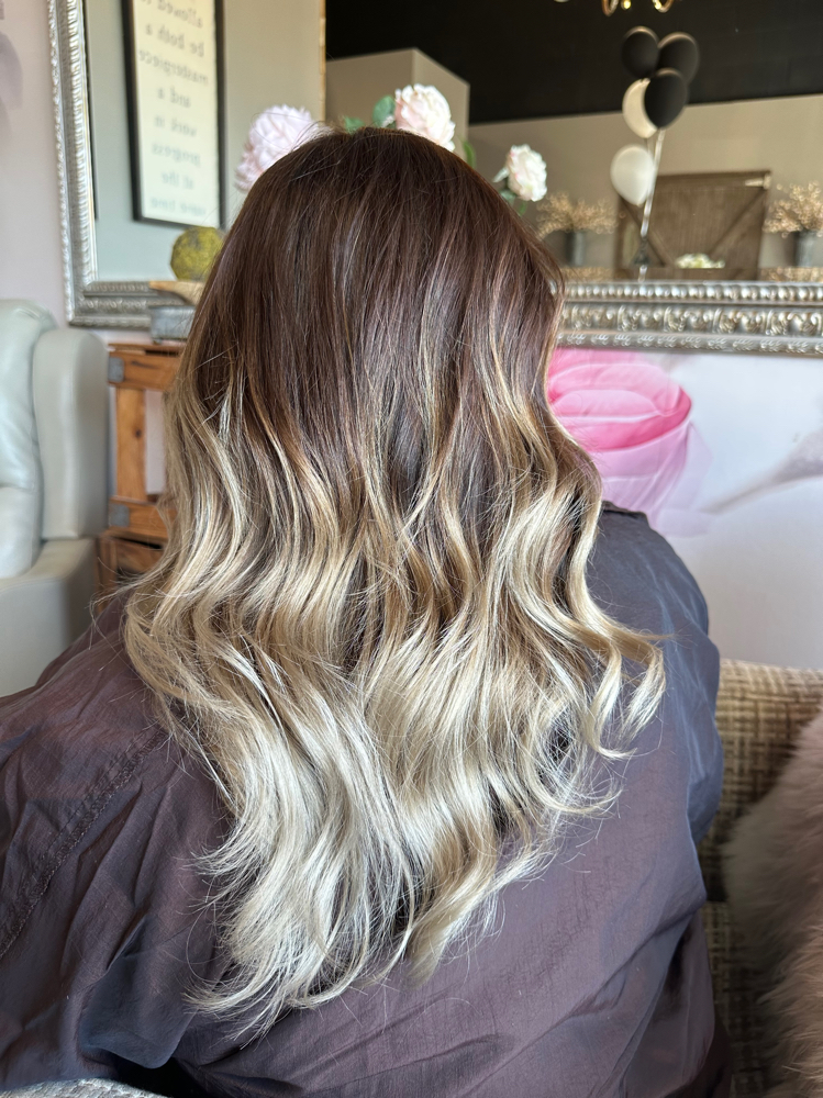 Balayage And Tone at Hunters Beauty Haven in Warren, OH
