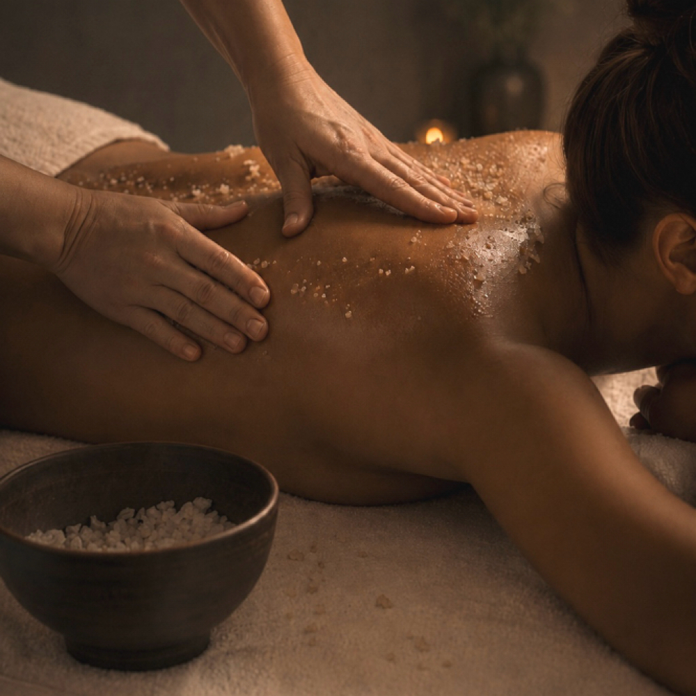 Thai signature massage + body scrub at Amara Thai Wellness Spa in New York, NY