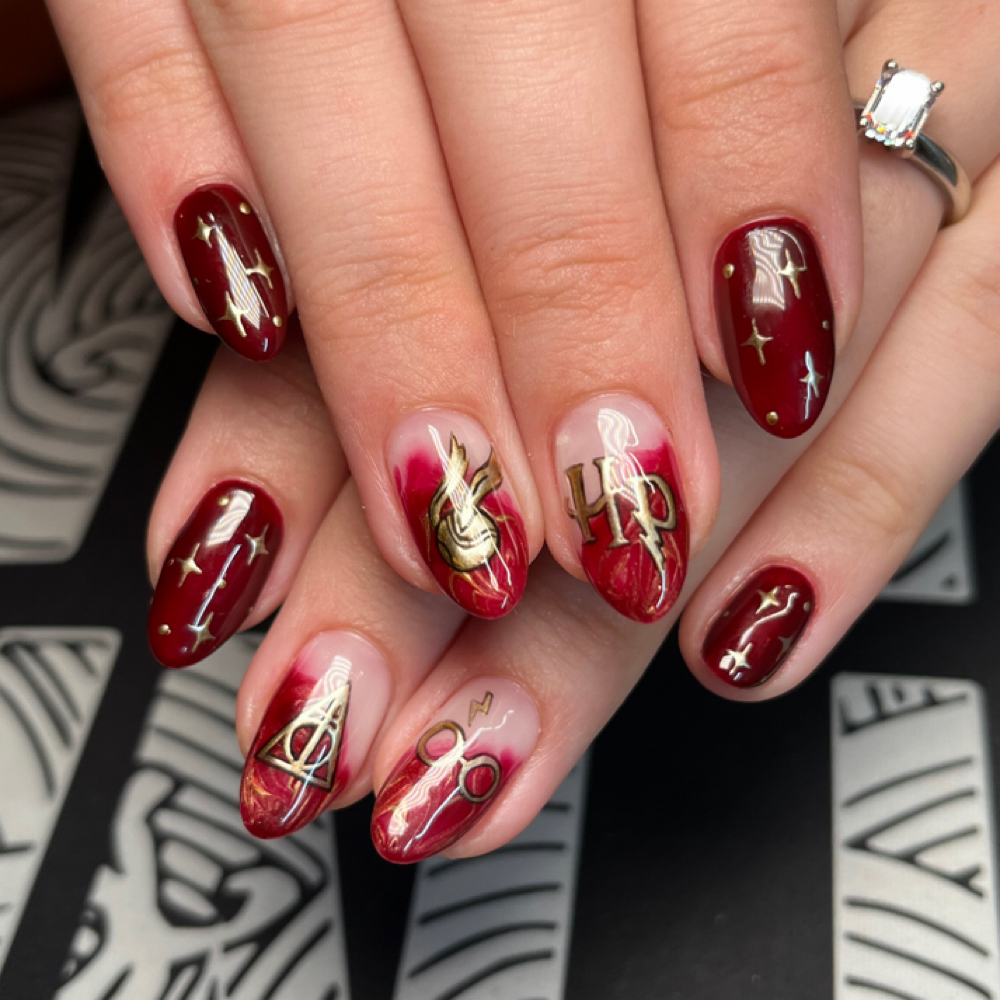 BIAB with Classic Art Gel Manicure at Tiny Canvas Nail Co. in Eden Prairie, MN