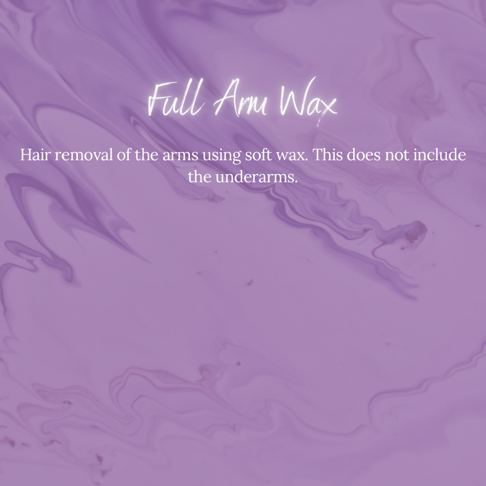Full Arm Wax