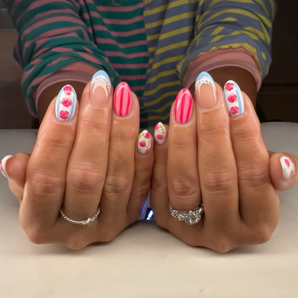 Luxury Structured Gel Mani - ART at Polished By Carly in Paducah, KY