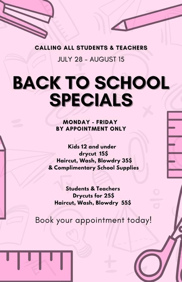 Back To School Special Under 12