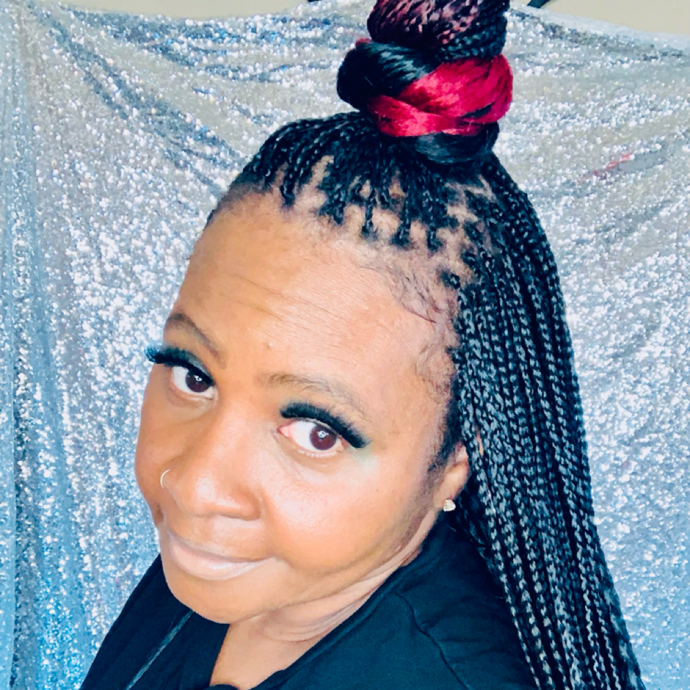 Single Braid Style at BlaqueGerl Hair DeSigns in Mountain House, CA