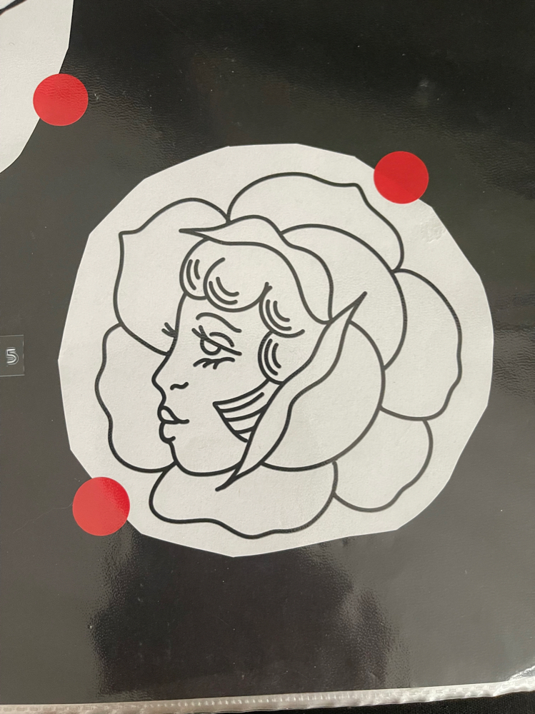 Flower Lady Head