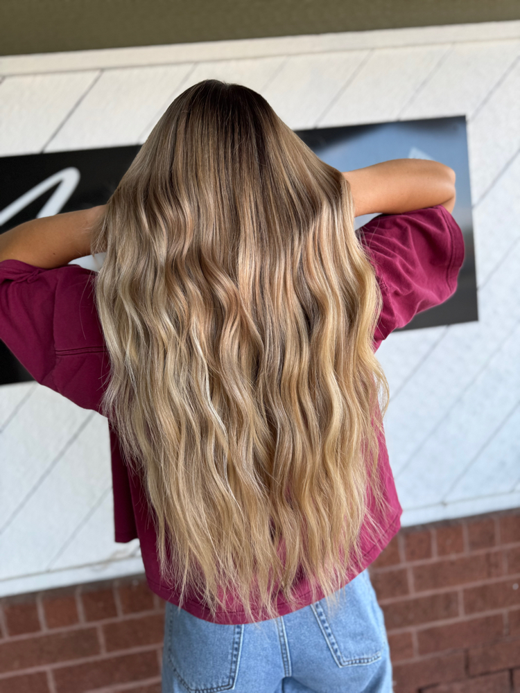 Hair Extension Blowout at Artistry Salon in Canton, OH