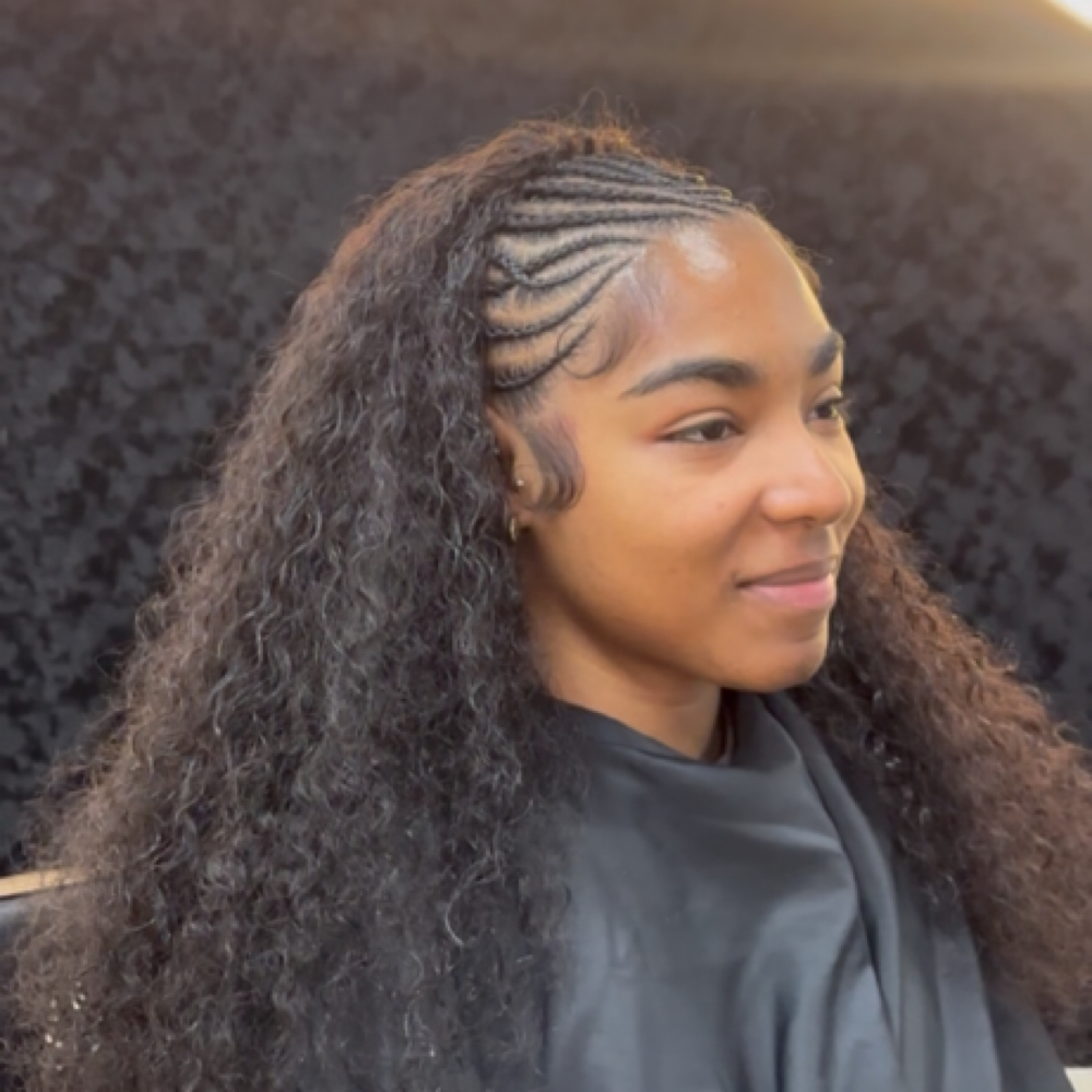 Fulani Weave Sew-in at Hair On Ten Salon in pittston, PA
