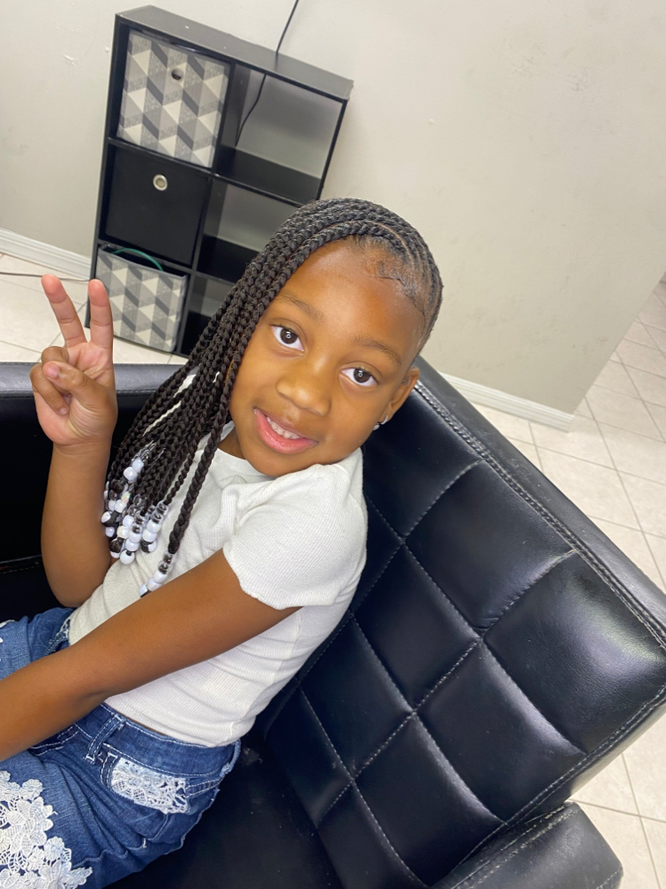 Kids Braids With Weave (3-9)