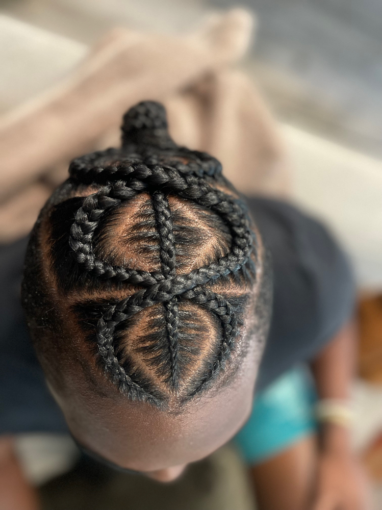 3 Natural Braids at Braids By Aurora in Houston, TX
