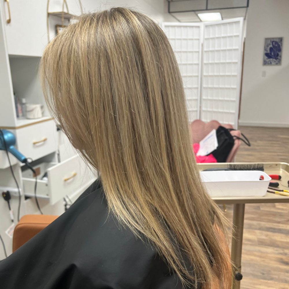 Partial Highlight at Birds Of A Feather                               Salon in Wakarusa, IN
