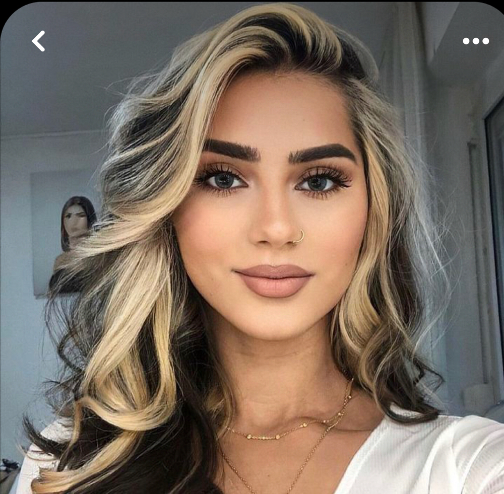 Partical Highlights at Michelle @ Bombshell Beauty Salon in Corpus Christi, TX