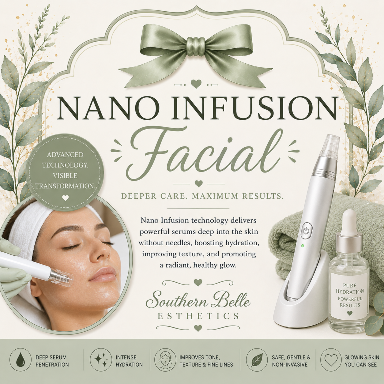 Nano Infusion Facial at Southern Belle Esthetics in Marion, NC