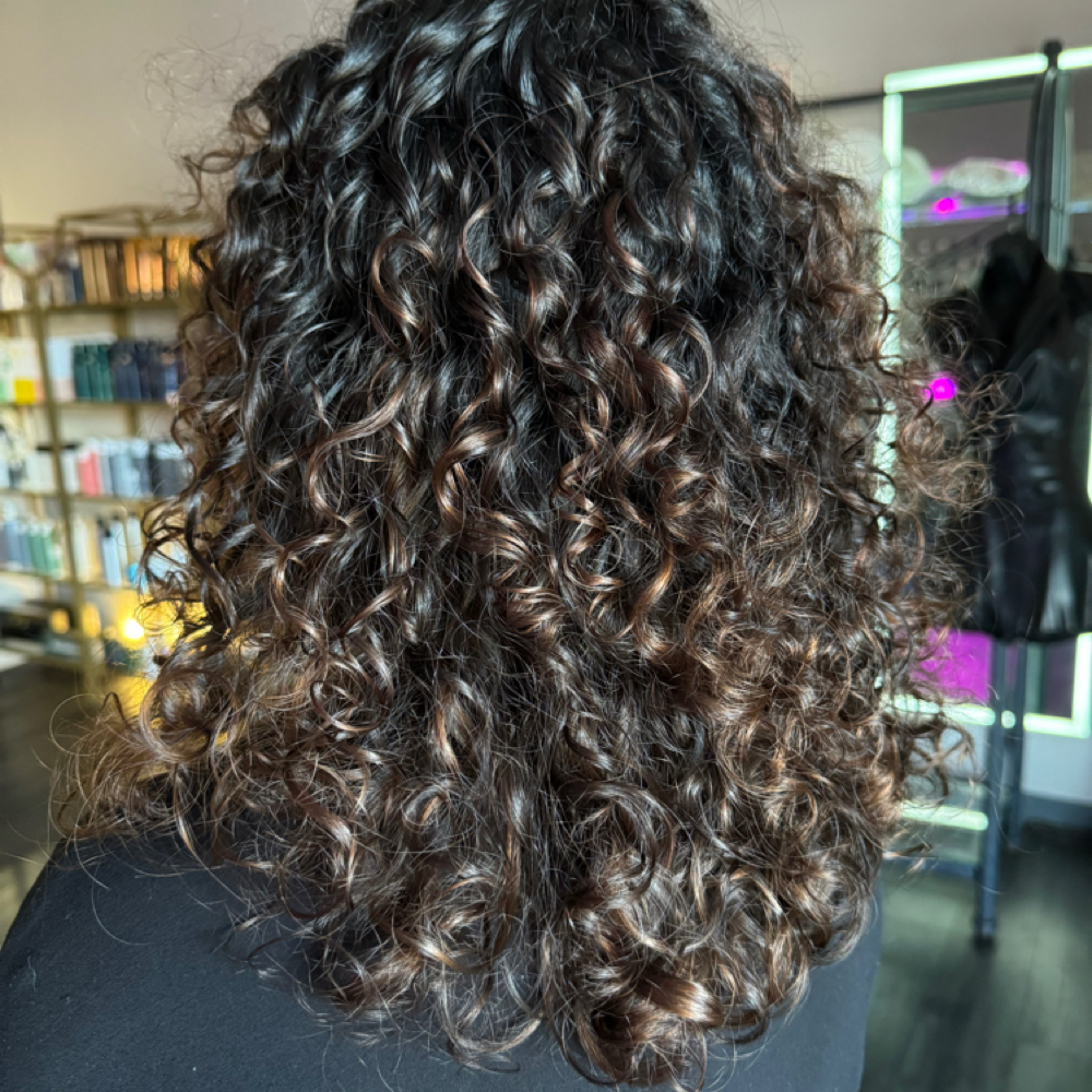 Curly Cut at Trisdoeshair in Corpus Christi, TX