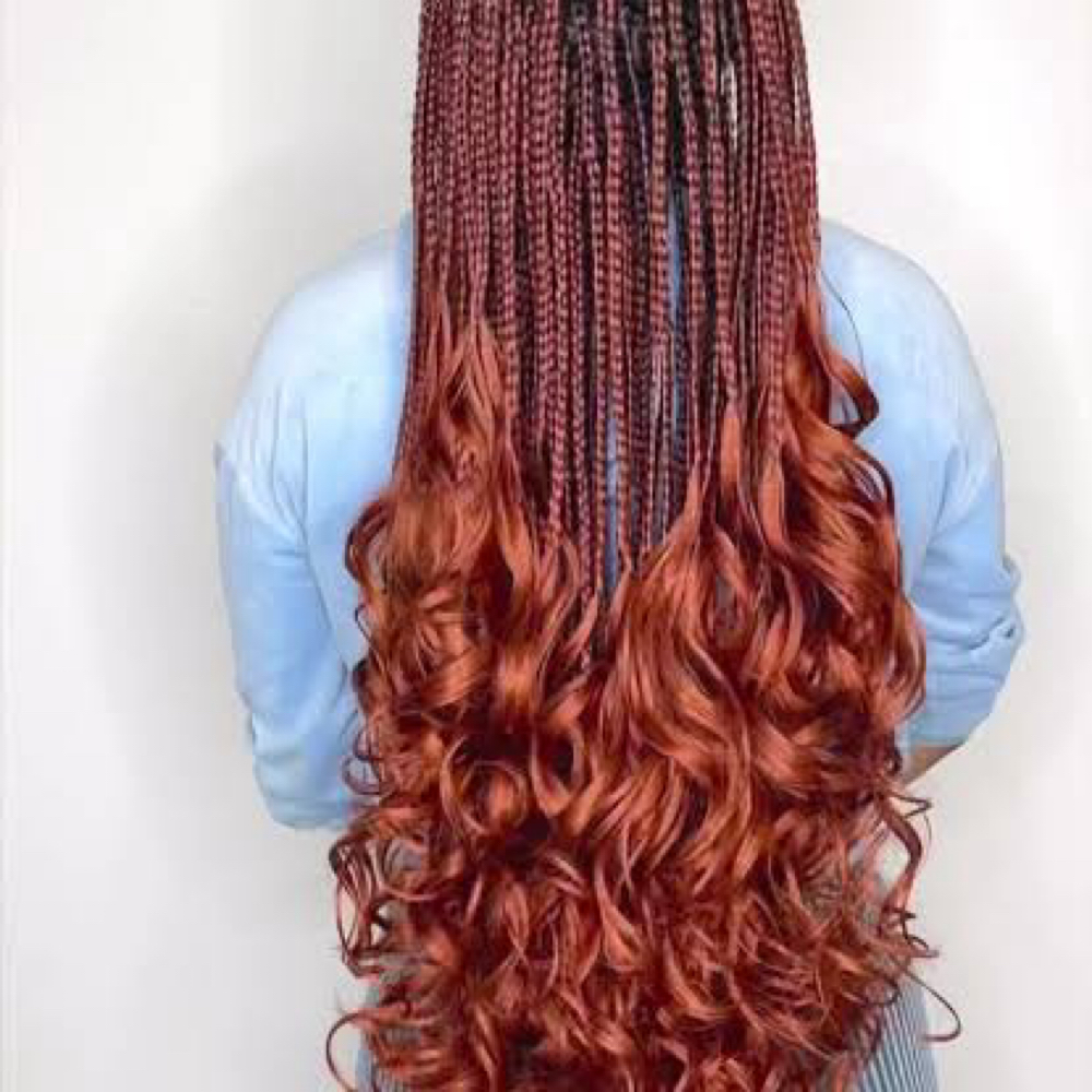 FRENCH CURL SMALL MEDIUMSIZE at Yawa Hair Braiding & Locs in Texas, TX