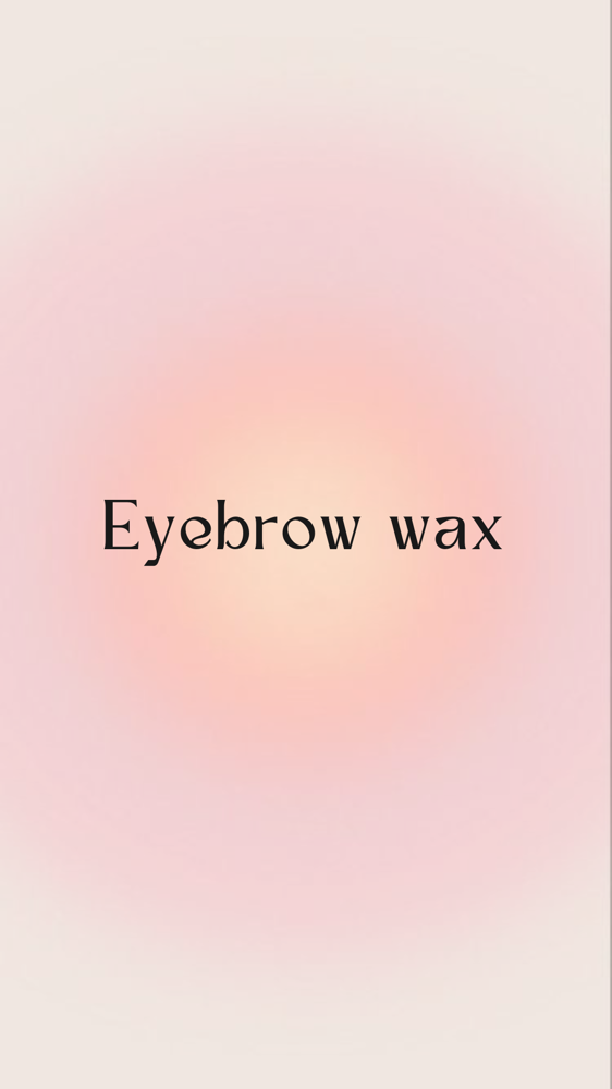 Eyebrow Wax