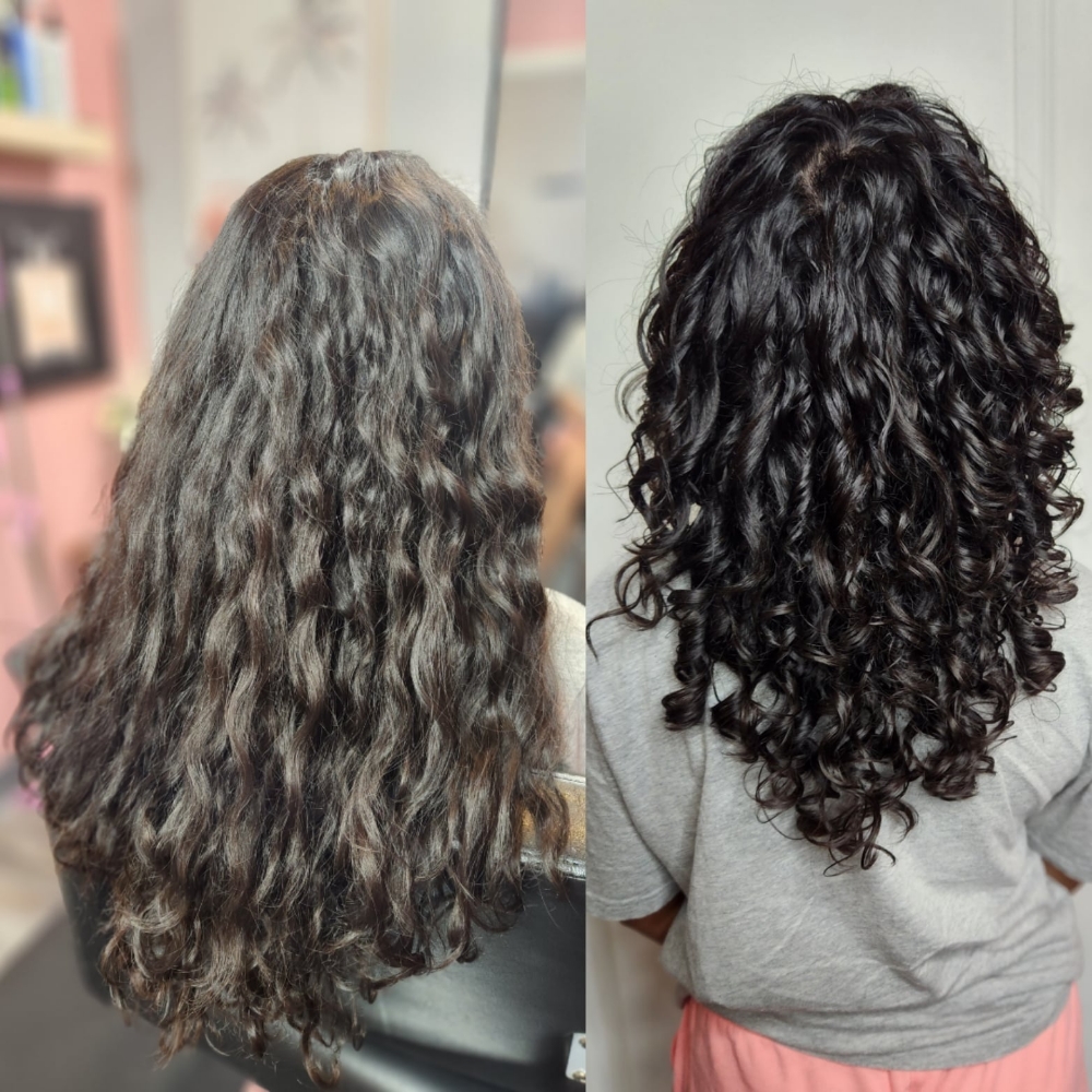 Existing Client Curly Cut at Stormie Rains Hair in Lubbock, TX