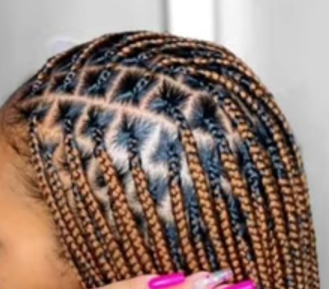 Regular Knotless Box Braids