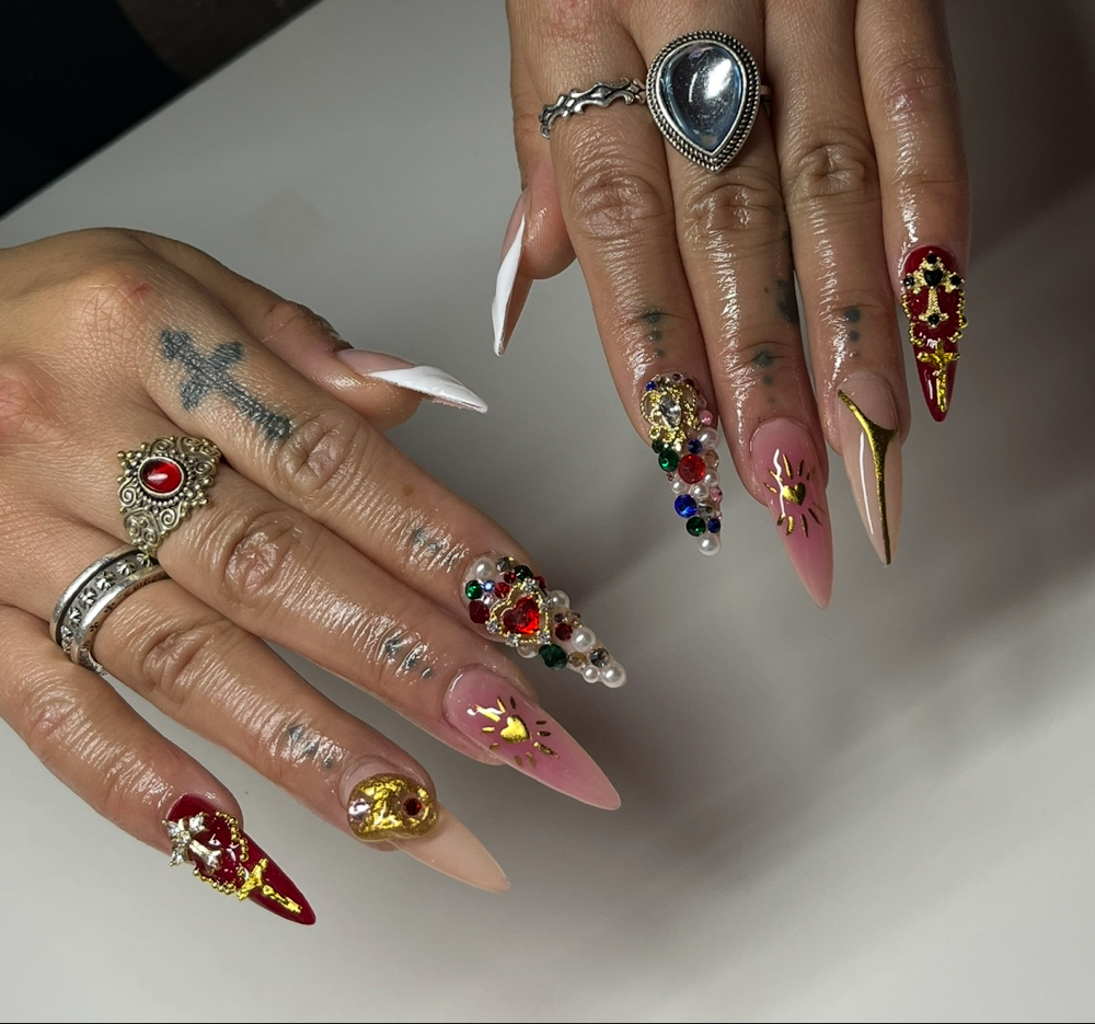 Gelx fullset stilleto long at nailssxbellaa in Henderson, NV