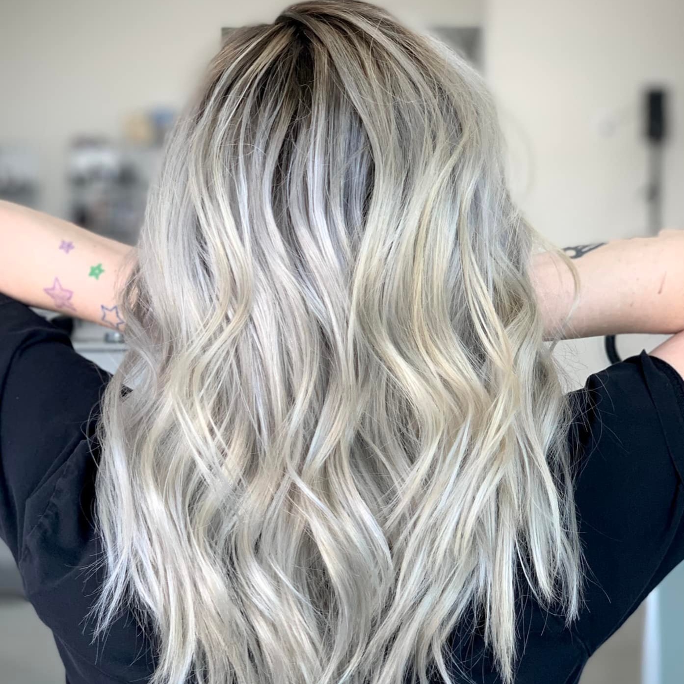 Rich Girl Blonde at Bad Ash Hair in Seguin, TX