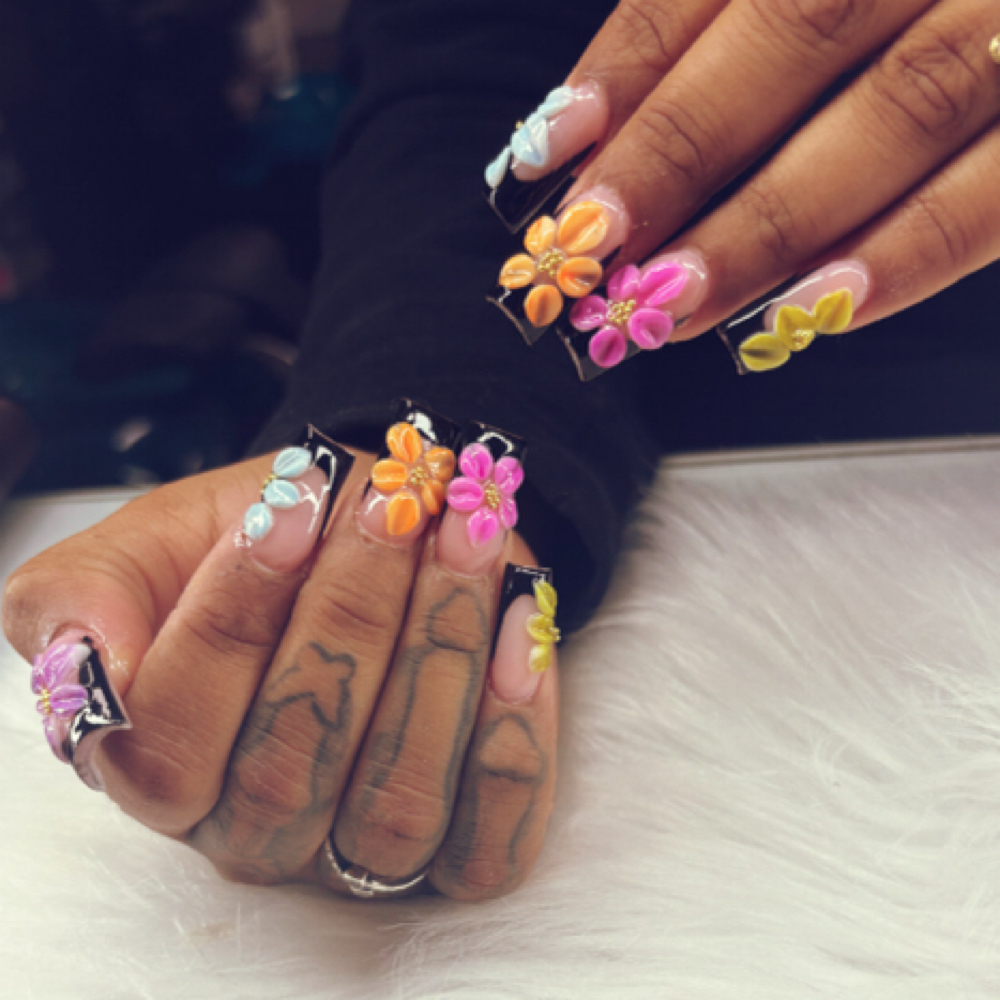 LONG acrylic Full Set at Acrylics by Avery in Fremont, OH