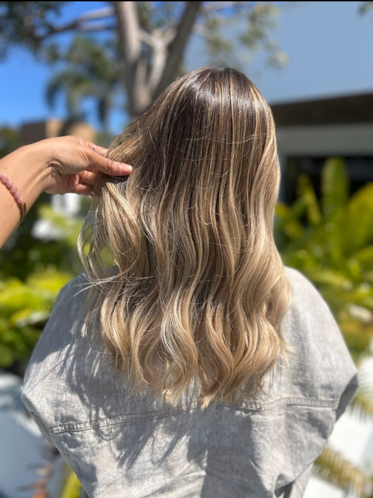 Gold Balayage Package (Deluxe)