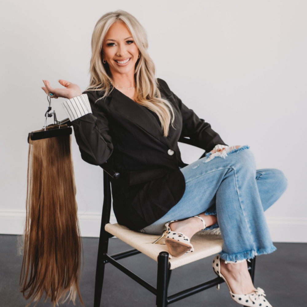 Extension Consult And Color Match at Bella Si Salon in Saint Clair, MO