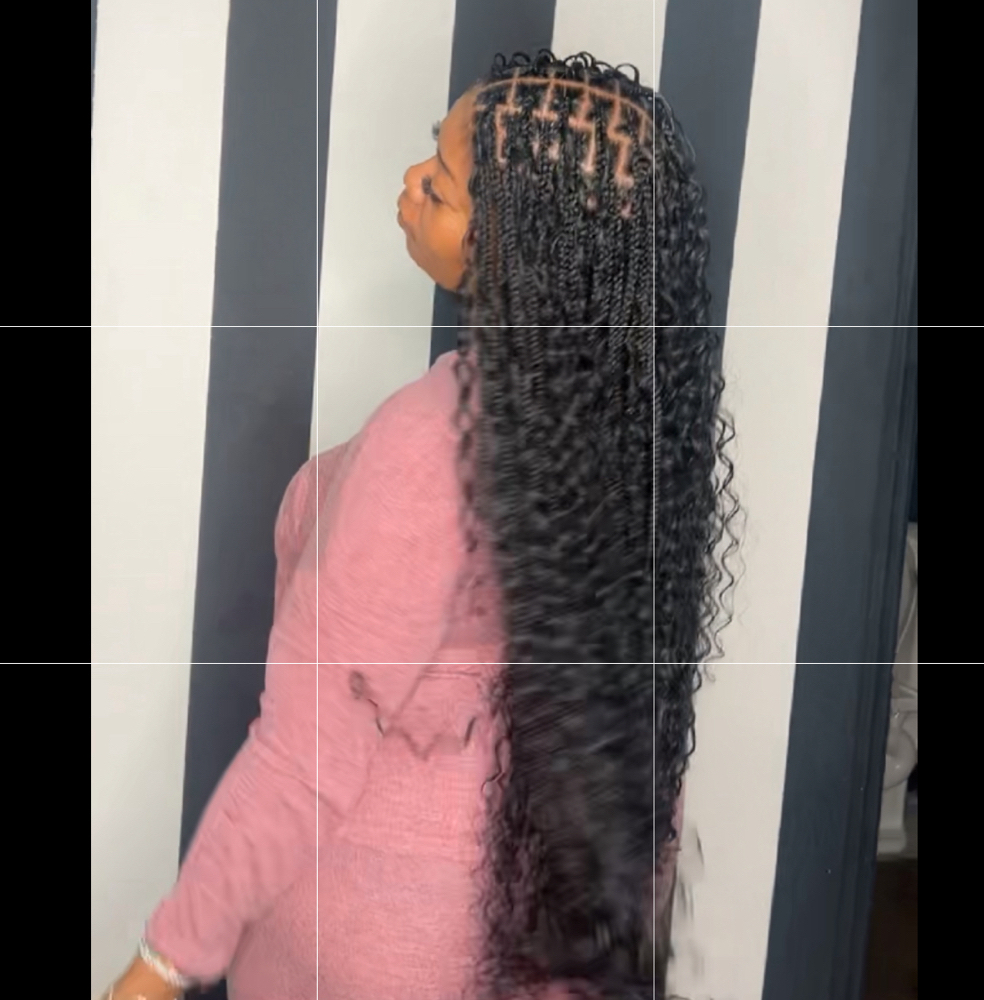 Boho Knotless Braids