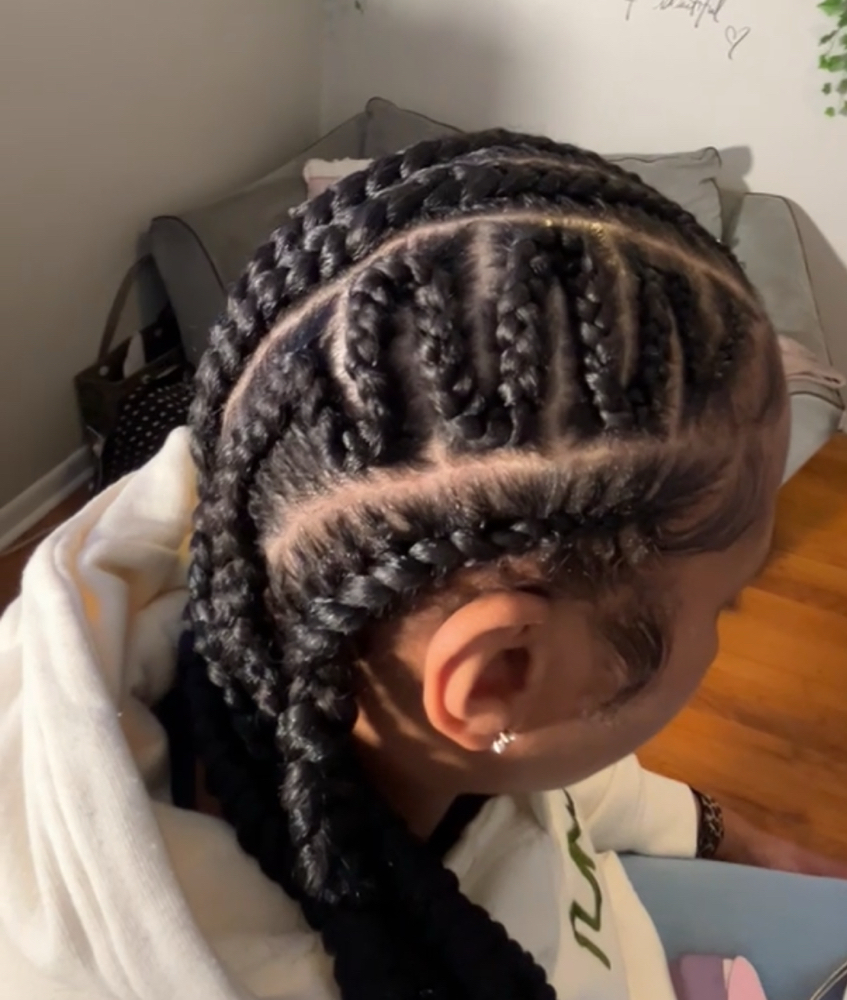 Feed In 6-8 Braids at SimplyBella by DeaunderBarnes in Huntsville, AL