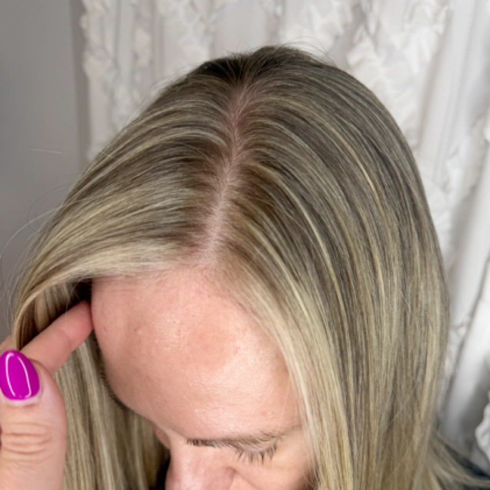 Part line Foil & Cut at Hair Designs by Jessica in Cary, NC