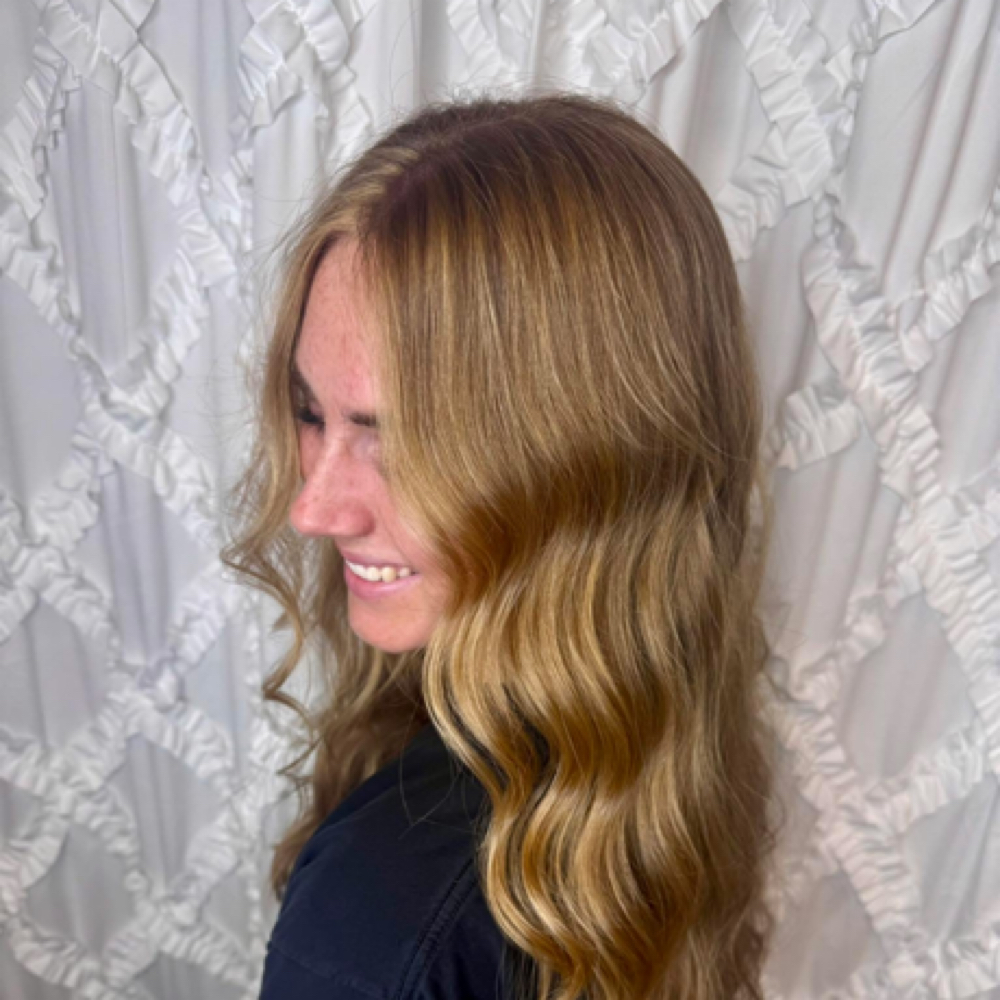 Part line Foil & Cut at Hair Designs by Jessica in Cary, NC