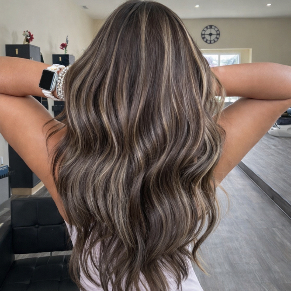 Highlight/ Lowlight at Hair & Nails By: ChristinaFisher in Walkerton, IN